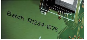 CIJ-печать на электронных компонентах