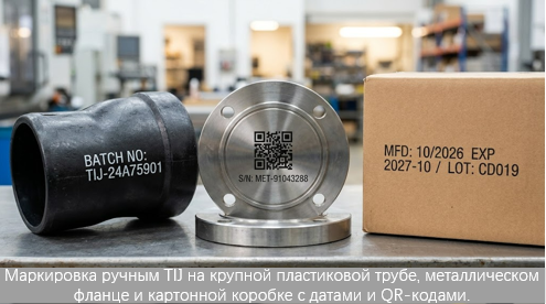 Как выбрать ручной струйный принтер TIJ для крупных, нестандартных и мелкосерийных деталей