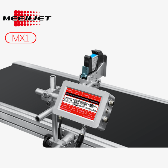 Автоматическая конвейерная кодировочная машина MX1 Meenjet Автоматическая конвейерная кодировочная машина MX1 Meenjet
